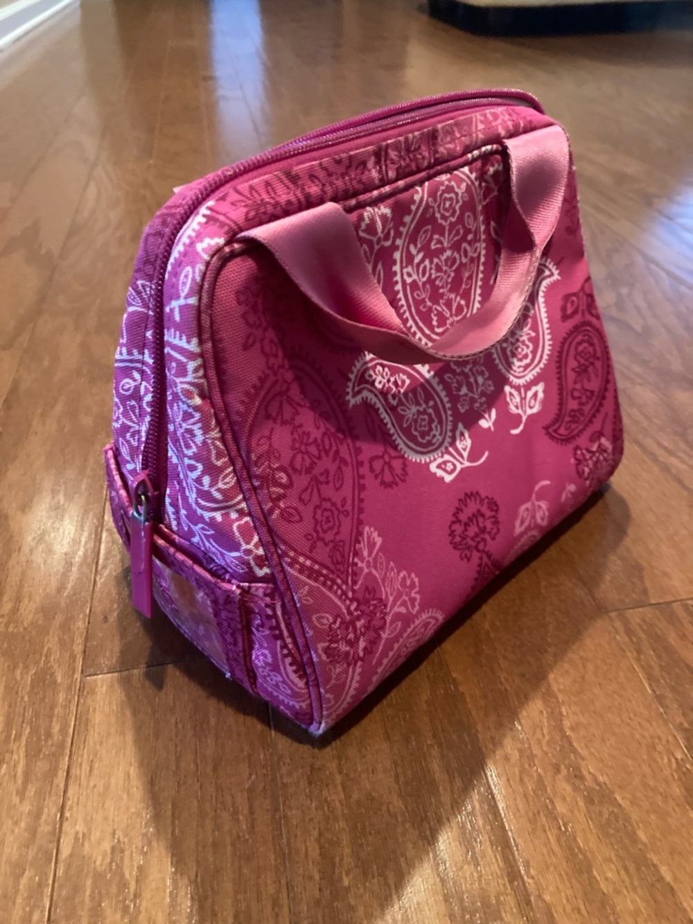 Pink Vera Bradley lunch bag